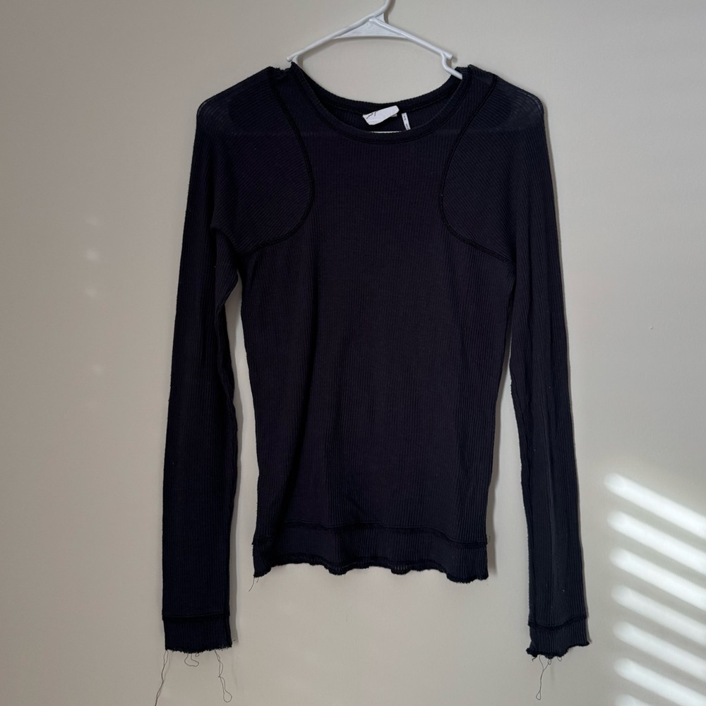 Aritzia Black Long Sleeve Tee